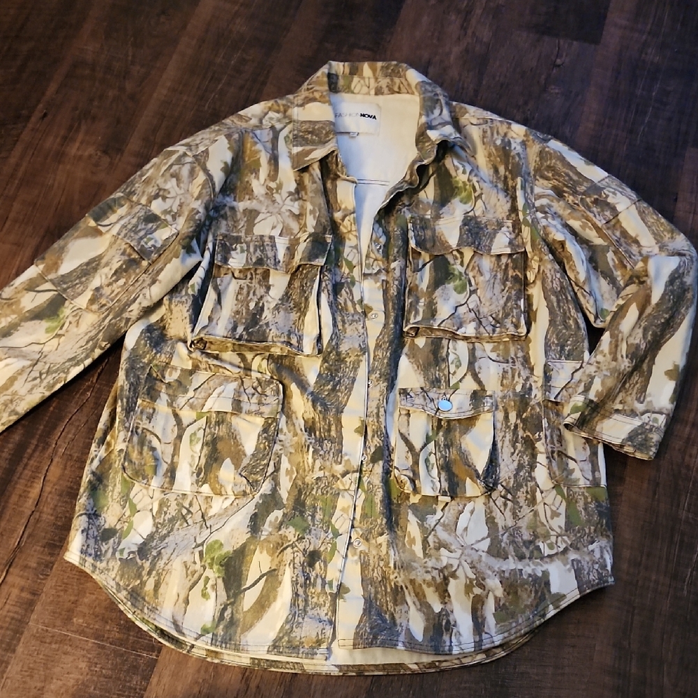 Fashion Nova Camouflage Jacket